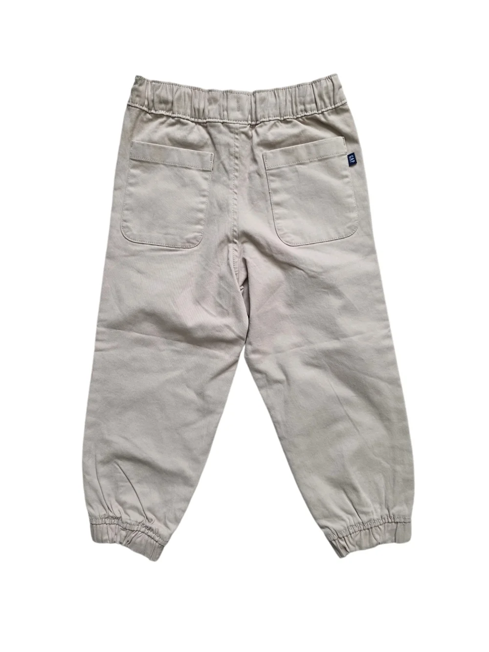 GAP Kids Tan Stretch Twill Jogger Pants with Drawstring Size XS